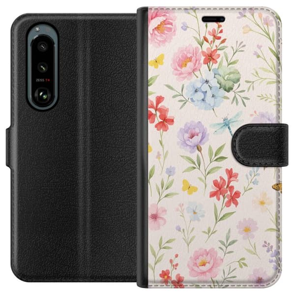 Sony Xperia 5 III Lompakkokotelo Kukat