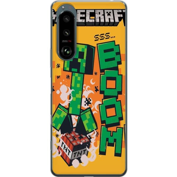 Sony Xperia 5 III Läpinäkyvä kuori Minecraft Boom