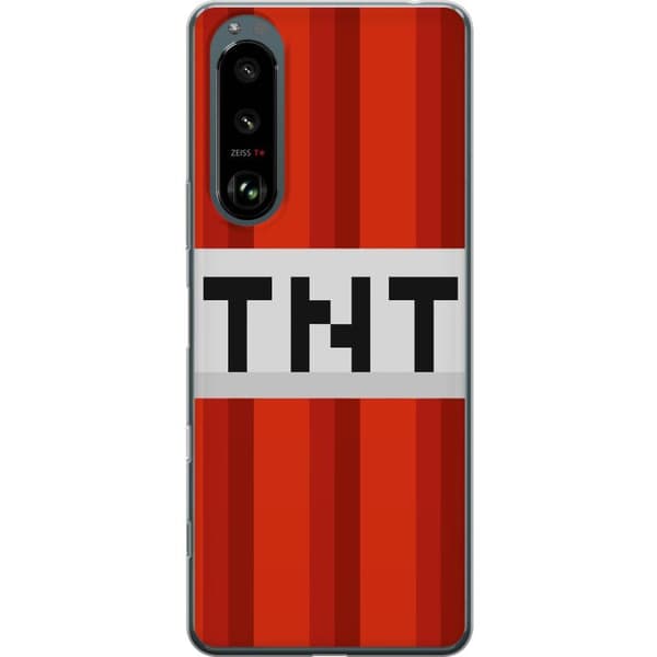 Sony Xperia 5 III Läpinäkyvä kuori Minecraft TNT
