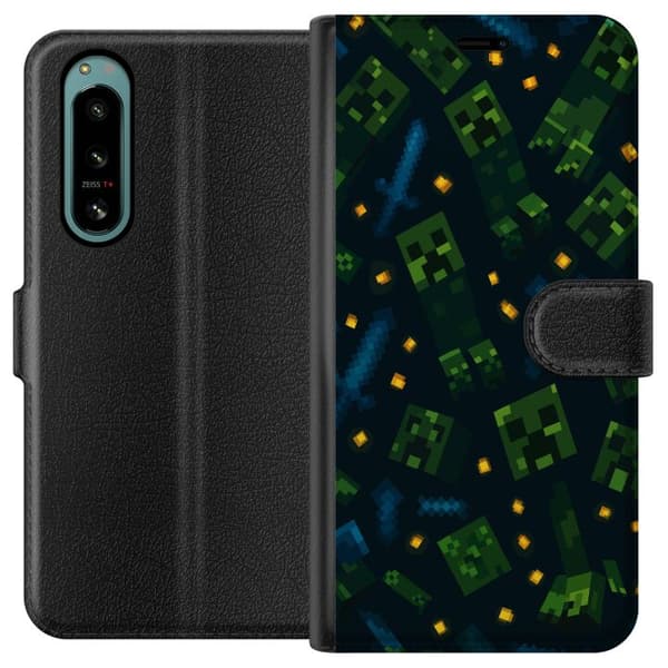 Sony Xperia 5 IV Lommeboketui Minecraft Dungeons Mob