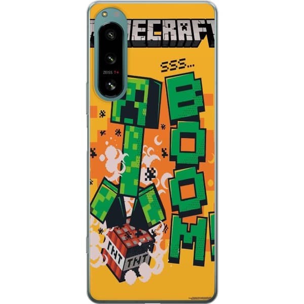 Sony Xperia 5 IV Gjennomsiktig deksel Minecraft Boom