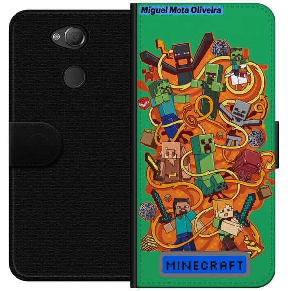 Sony Xperia XA2 Lompakkokotelo Minecraft