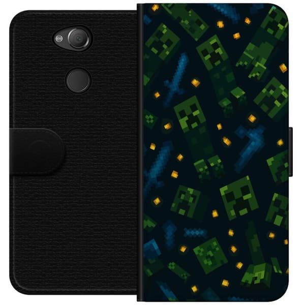 Sony Xperia XA2 Lommeboketui Minecraft Dungeons Mob