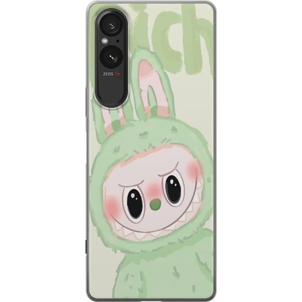 Sony Xperia 5 V Läpinäkyvä kuori Pop mart labubu