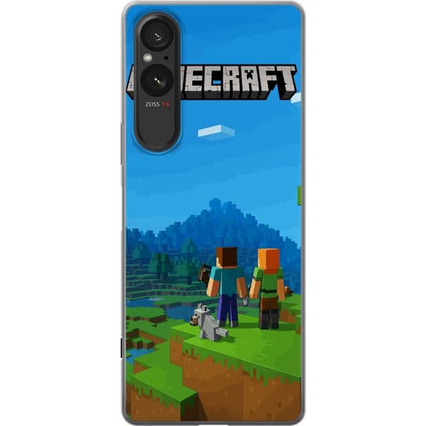 Sony Xperia 5 V Gjennomsiktig deksel Minecraft Key Art