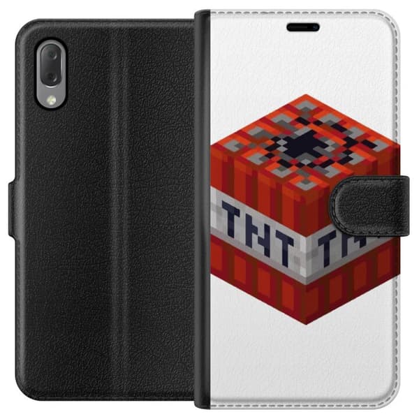 Sony Xperia L3 Lompakkokotelo Minecraft TNT