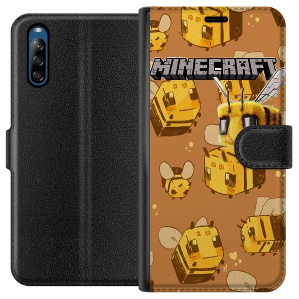 Sony Xperia L4 Lommeboketui Minecraft Bi