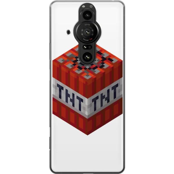 Sony Xperia Pro-I Gjennomsiktig deksel Minecraft TNT