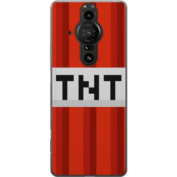 Sony Xperia Pro-I Gjennomsiktig deksel Minecraft TNT