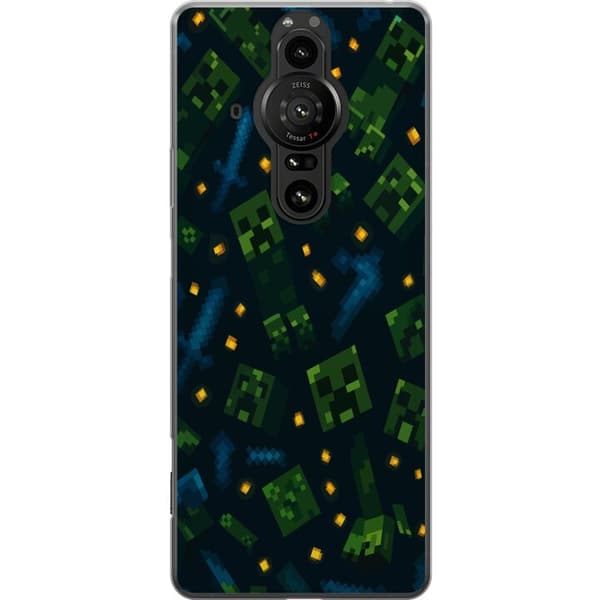 Sony Xperia Pro-I Gjennomsiktig deksel Minecraft Dungeons Mob