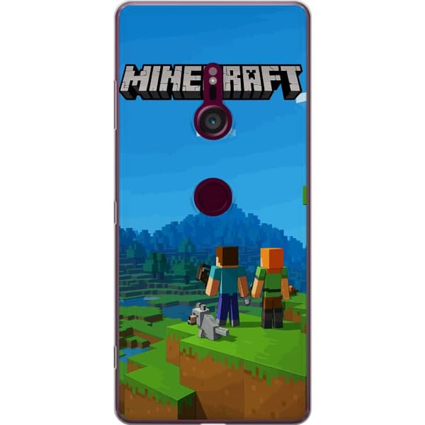 Sony Xperia XZ3 Genomskinligt Skal Minecraft Key Art