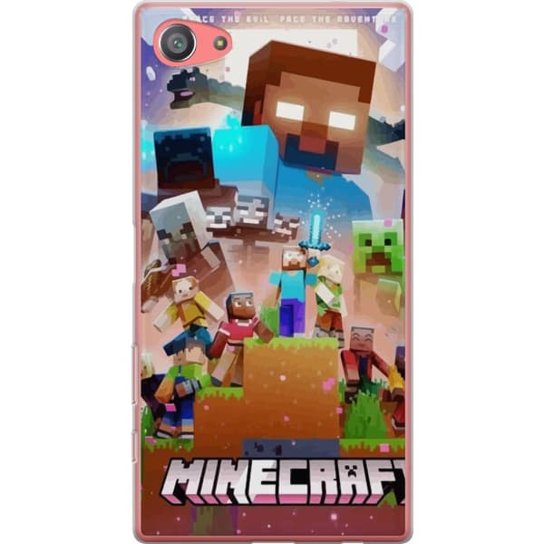 Sony Xperia Z5 Compact Gennemsigtig cover Minecraft
