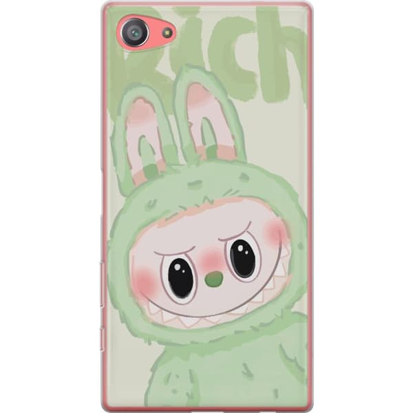 Sony Xperia Z5 Compact Läpinäkyvä kuori Pop mart labubu