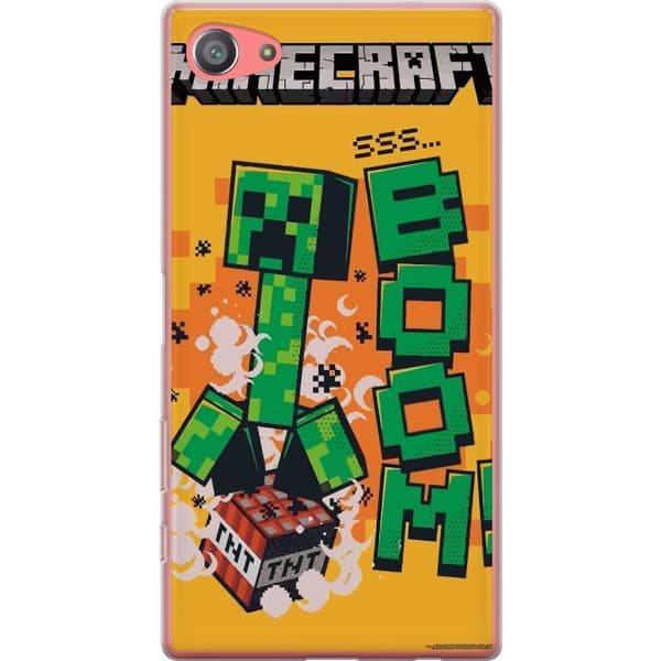 Sony Xperia Z5 Compact Gjennomsiktig deksel Minecraft Boom