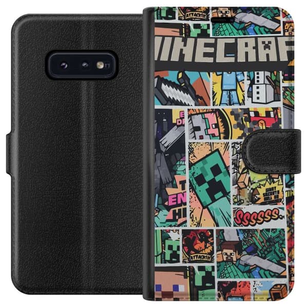 Samsung Galaxy S10e Lompakkokotelo Minecraft Taide