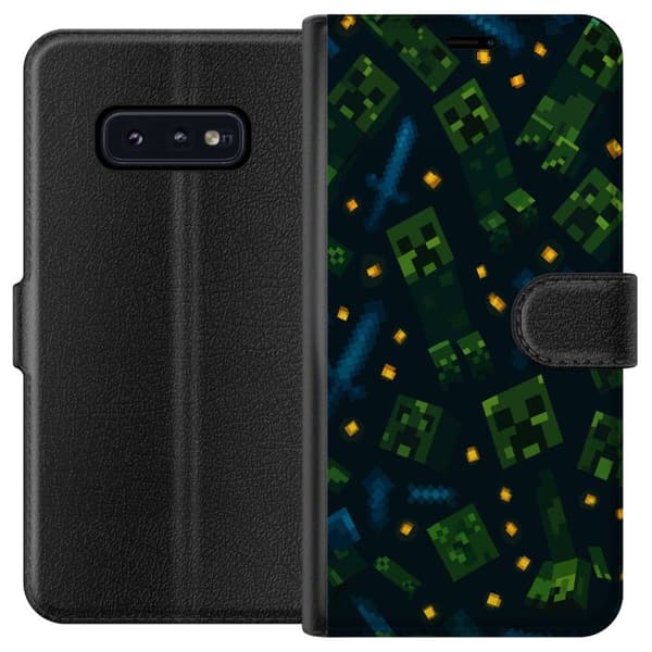 Samsung Galaxy S10e Lommeboketui Minecraft Dungeons Mob