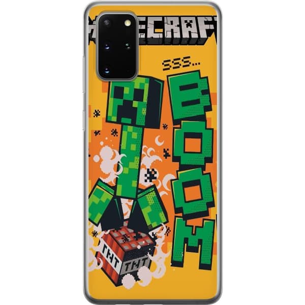 Samsung Galaxy S20+ Gennemsigtig cover Minecraft Boom