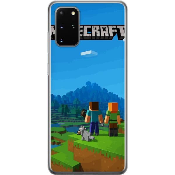 Samsung Galaxy S20+ Läpinäkyvä kuori Minecraft Key Art