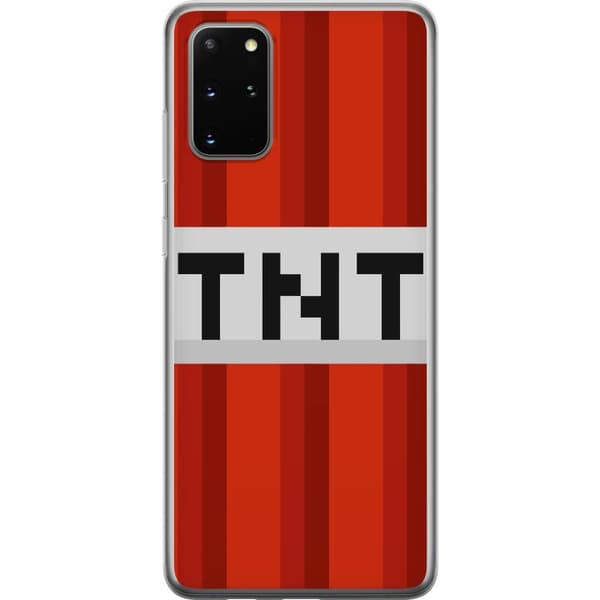 Samsung Galaxy S20+ Läpinäkyvä kuori Minecraft TNT