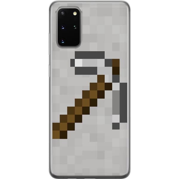 Samsung Galaxy S20+ Läpinäkyvä kuori Minecraft Työkalut