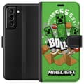 Miniatyrbild 1 av 3: Samsung Galaxy S21+ 5G Plånboksfodral Minecraft Boom