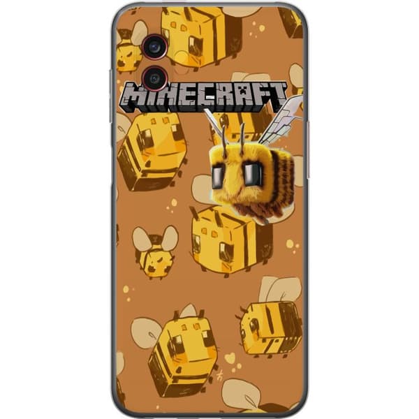 Samsung Galaxy Xcover6 Pro Genomskinligt Skal Minecraft Bi