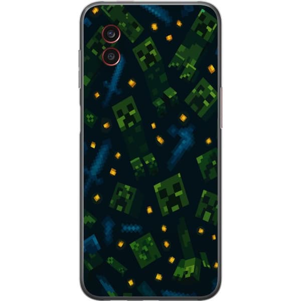 Samsung Galaxy Xcover6 Pro Gjennomsiktig deksel Minecraft Dungeons Mob