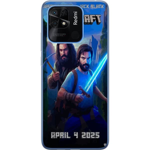 Xiaomi Redmi 10C Läpinäkyvä kuori Minecraft-elokuva