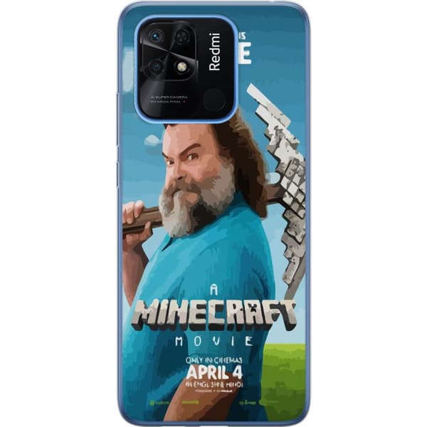 Xiaomi Redmi 10C Gennemsigtig cover En Minecraft-film