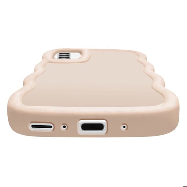 Coque för Samsung Galaxy S23 FE Silikon Stöttålig serie Candy Beige