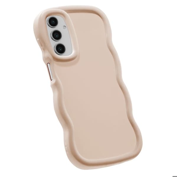 Coque för Samsung Galaxy S23 FE Silikon Stöttålig serie Candy Beige