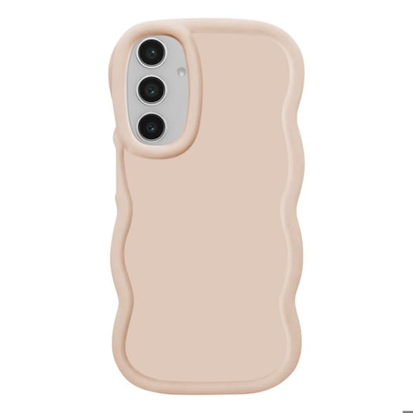 Coque för Samsung Galaxy S23 FE Silikon Stöttålig serie Candy Beige