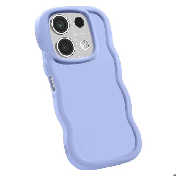 Coque för Xiaomi Redmi Note 13 5G Silikon Stöttålig Candy Serie Lavendel