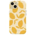 Miniatyrbild 1 av 5: Coque MagSafe för iPhone 15 Plus Elegant Mönster Citron Tårta Burga Gul
