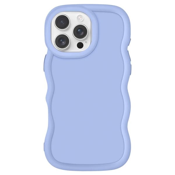 Coque för iPhone 16 Pro Max Silikon Stötabsorberande serie Candy Lavendel