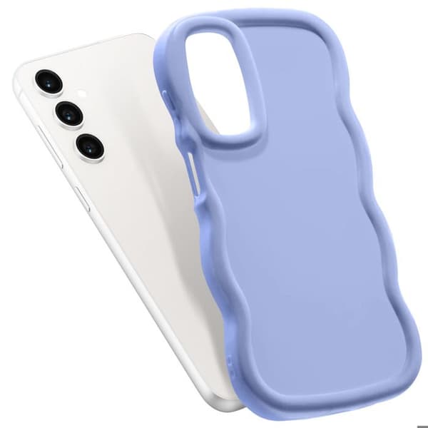 Coque för Samsung Galaxy S23 FE Silikon Stötsäker Candy Serie Lavendel