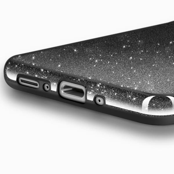 Glitter Skal för Samsung Galaxy A26 Stöttålig Glittrig Svart