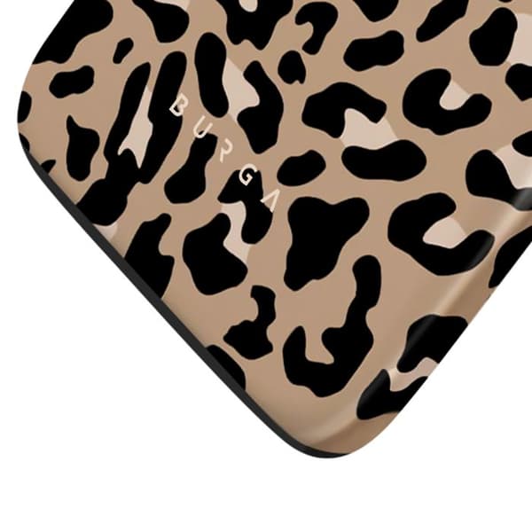 Coque för iPhone 14 Elegant Mönster Pure Instinct Burga Ljusbrun