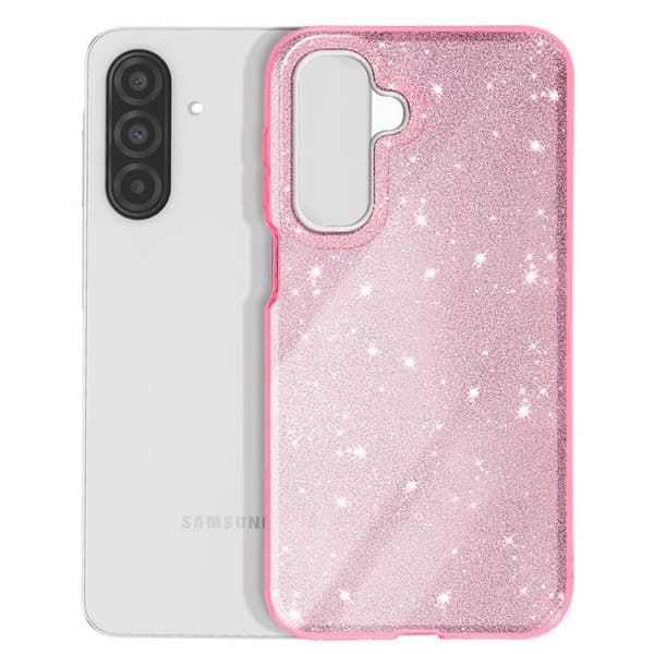 Glitterfodral för Samsung Galaxy A26 Stöttålig Glittrande Rose Poudré