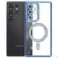 Miniatyrbild 2 av 5: Coque Diamant för Samsung Galaxy S25 Ultra MagSafe Contour Strass Blå