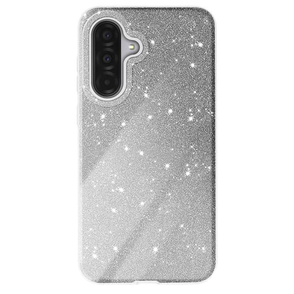 Glittrande Stötsäker Skal för Samsung Galaxy A36 Silver