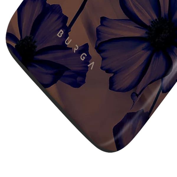 Coque för iPhone 14 Elegant Mönster Velvet Night Burga Mörk Lila