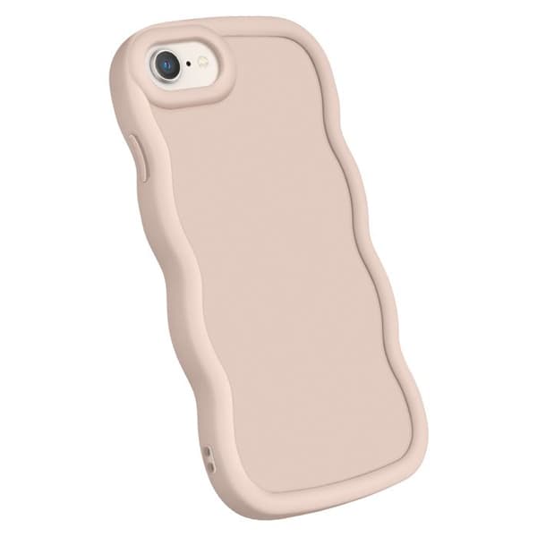 Skydd för iPhone 7, 8, SE 2020 och SE 2022 Silikon Stötabsorberande Beige