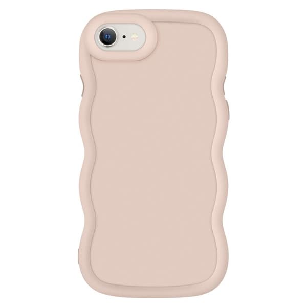 Skydd för iPhone 7, 8, SE 2020 och SE 2022 Silikon Stötabsorberande Beige