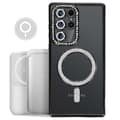 Miniatyrbild 4 av 5: Coque Diamant för Samsung Galaxy S25 Ultra MagSafe Contour Strass Svart