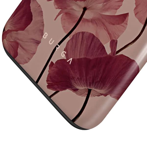 Kåpa för iPhone 11 Elegant Mönster Öm Kyss Burga Bordeaux