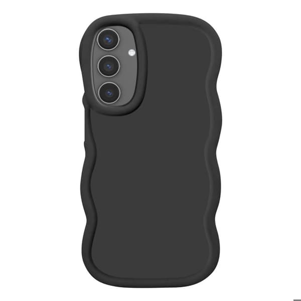 Coque för Samsung Galaxy S24 och S25 Silikon Stötsäker Candy Serie Svart