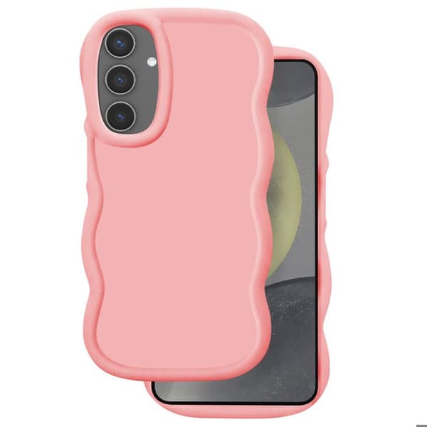 Coque för Samsung Galaxy S24 och S25 Silikon Stötsäker serie Candy Rose