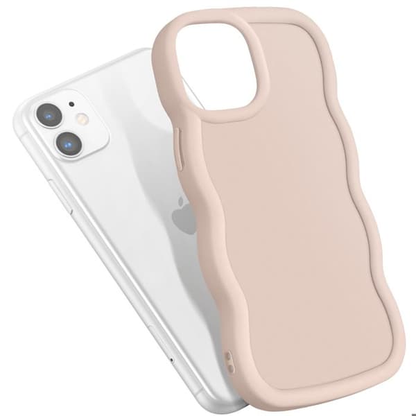 Coque för iPhone 11 Silikon Stöttålig serie Candy Beige