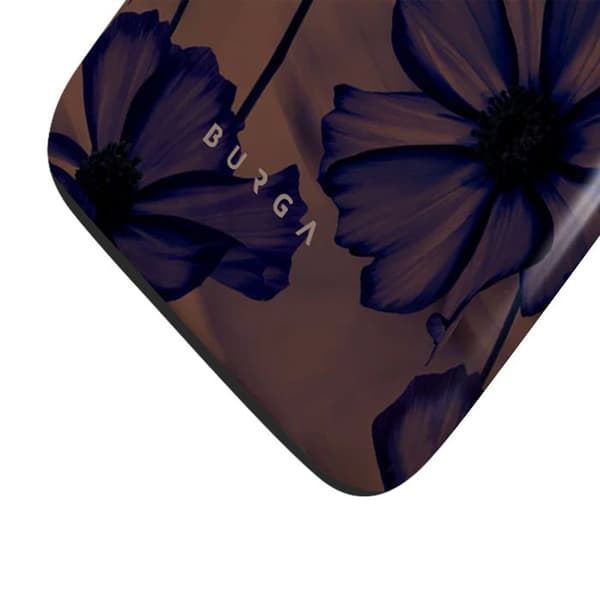 Coque för iPhone 13 Pro Elegant Mönster Velvet Night Burga Mörklila
